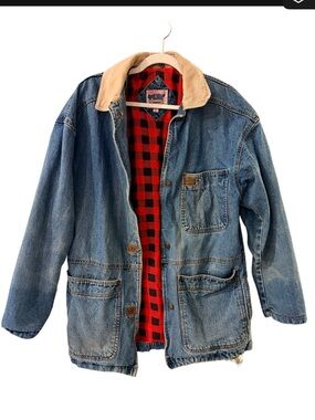 Denim chore/barn coat size M men’s
